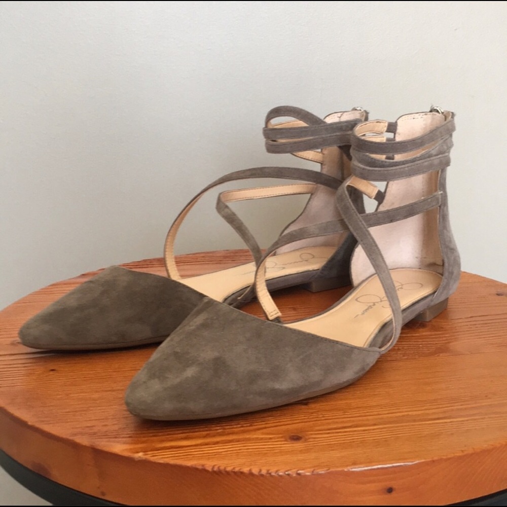 Suede Jessica Simpson flats 9